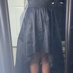Black homecoming and prom dress